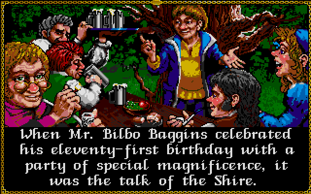 When Mr. Biblo Baggings celebrated his eleventy-first birthday with a party of special magnificience, it was the talk of the Shire.